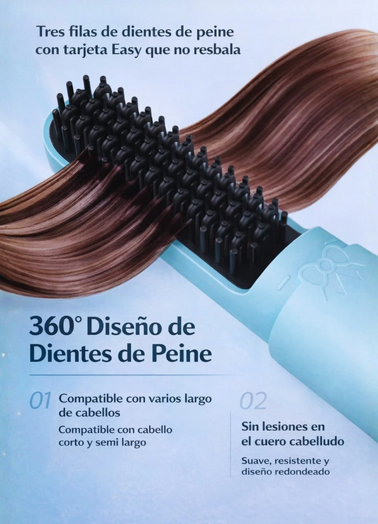 Cepillo Alisador Recargable